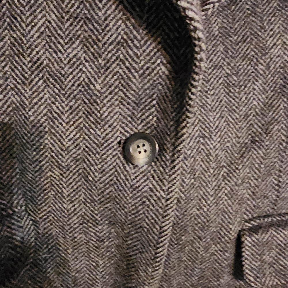 Pendleton Virgin Wool Dark Gray One Button Herrin… - image 3